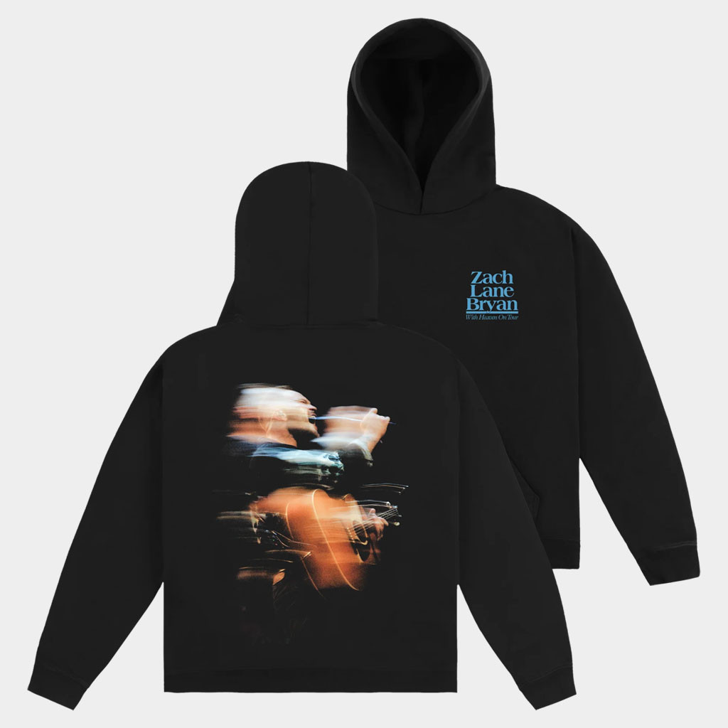 Zach Bryan Merch 2026 With Heaven On Top Exposure Black Hoodie Zach Bryan Tour Merch Best Gifts - Hoodie HG