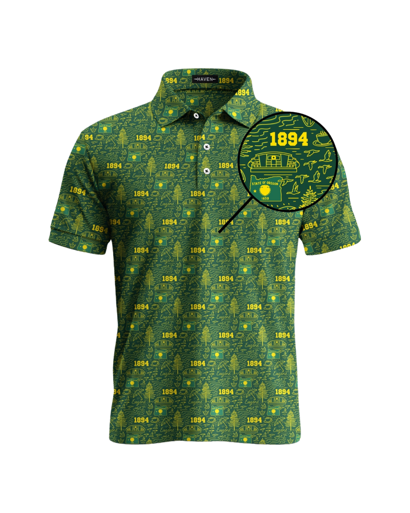 Oregon Football HFN Polo Shirt The Flock Golf