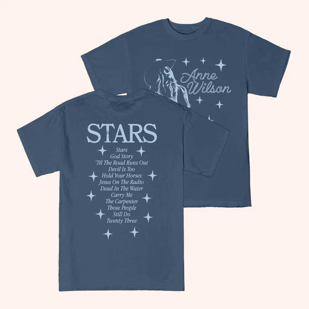 Anne Wilson Merch Stars Tracklist T-Shirt Cool Gifts For Music Lovers - Women HG