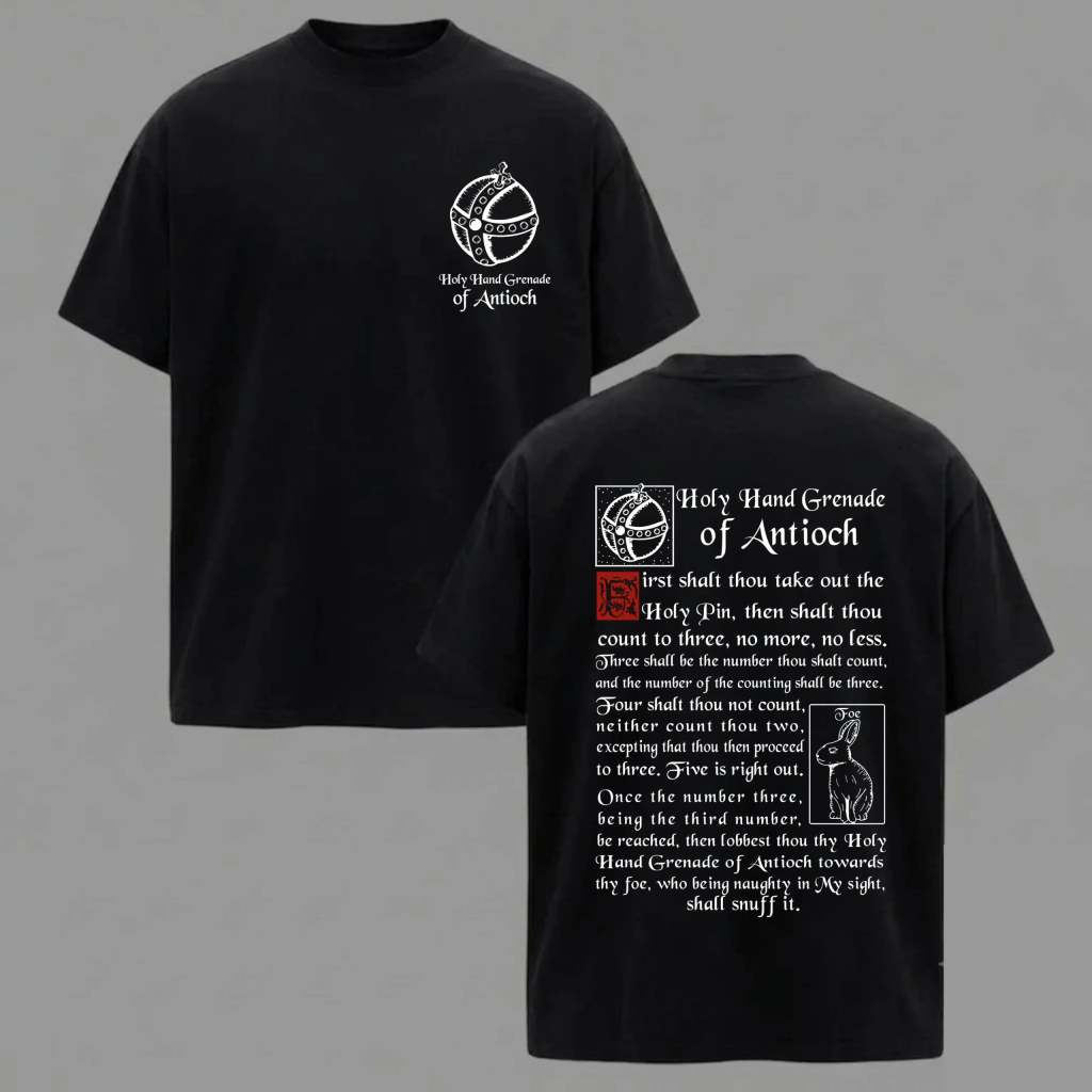 The Holy Hand Grenade of Antioch Shirt, HG Meme Tee, Funny 1975 Weirdcore Y2K Aesthetic Gift Unisex Sweatshirt Hoodie Sleeveless Tank Top