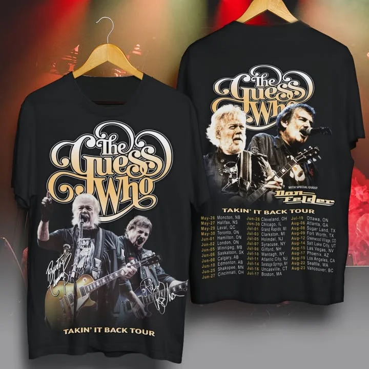 The Guess Who Tour Merch Take It Back Tour 2026 T-Shirt Gift For Rock Music Lovers - T-Shirt HG