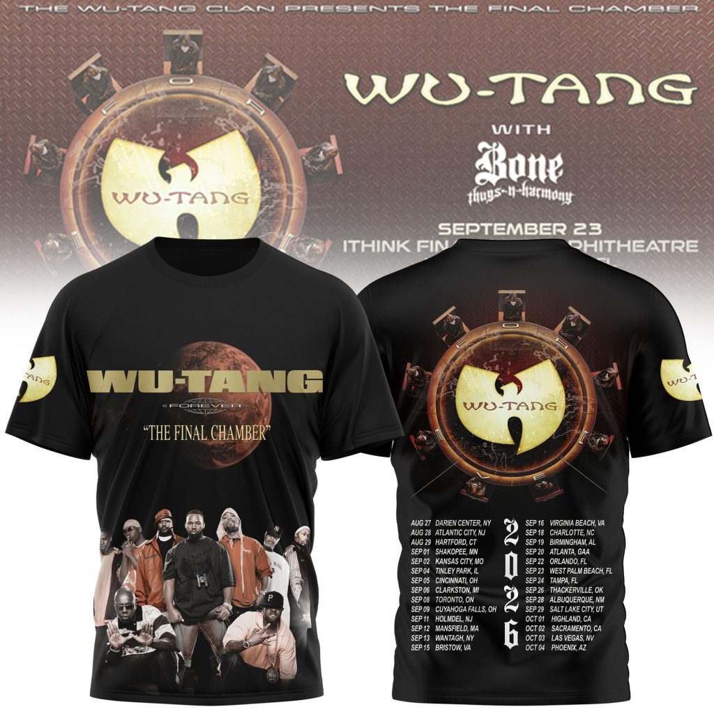 Wu-Tang Clan Forever The Final Chamber 2026 North America Tour Shirt Wu-Tang Clan Merch HG