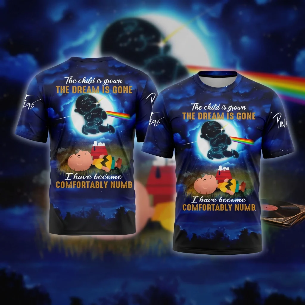 Pink Floyd x Snoopy TK5 Shirt Pink Floyd Clothing Best Gift For Music Lovers - T-Shirt HG