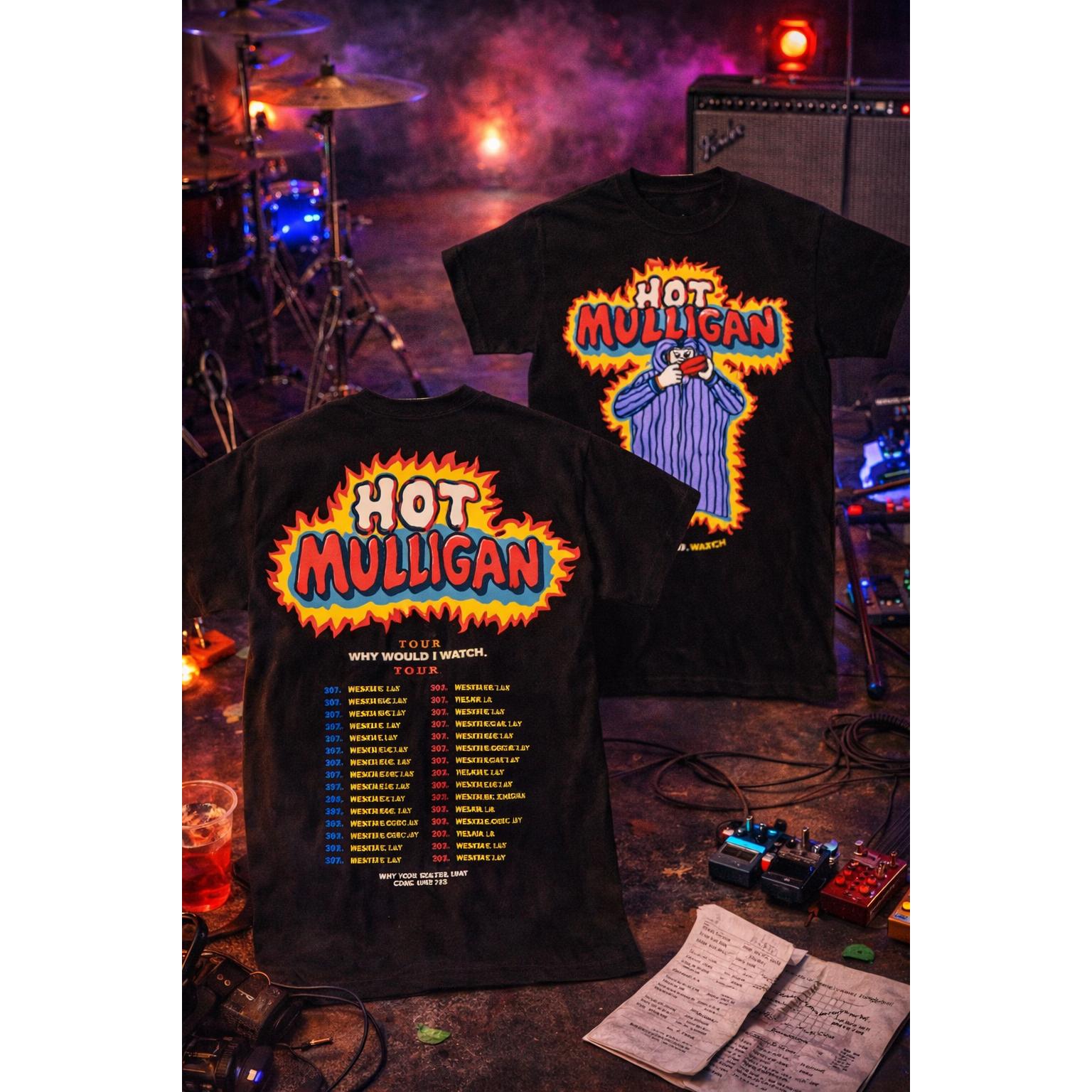 Hot Mulligan Merch WWIW TourShirt P3N