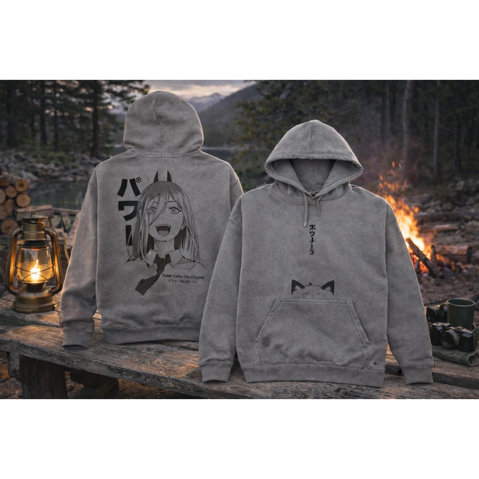Crunchyroll Merch Chainsaw Man Power And Meowie Shirt P3N - Image 2
