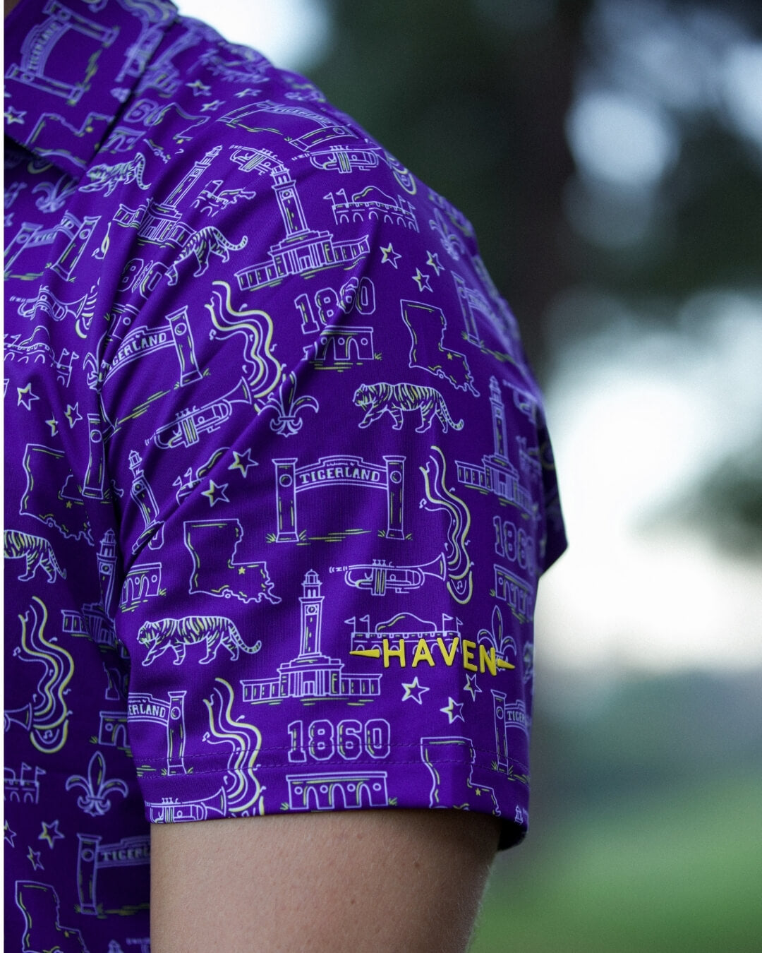 Baton Rouge Football HFN Polo Shirt Play Neck Golf - Image 3