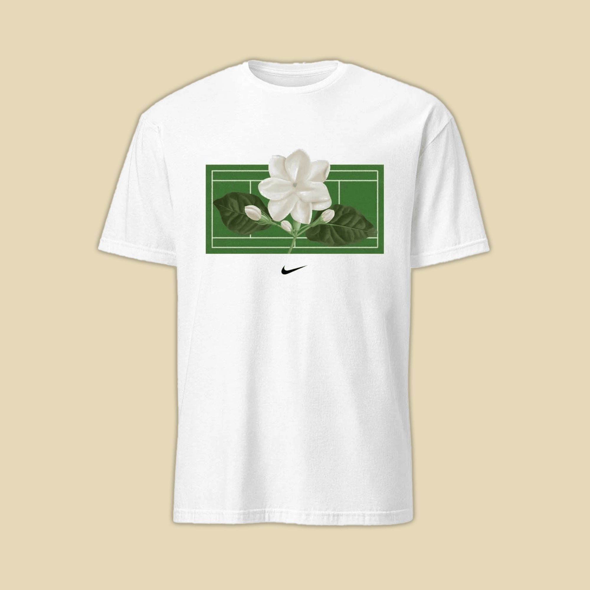 Alex Ealaa Sampaguita Bloom Tennis Fan Graphic T- Shirt 2026 HG