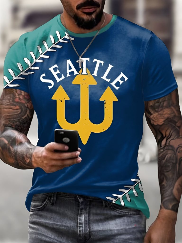 Seattle Mariners Baseball T-Shirt Game Day Clothing Christmas Gift For Baseball Fans 3D Tshirt Pocketless Hoodie , Sweatshirt Or Zip up Hoodie HG