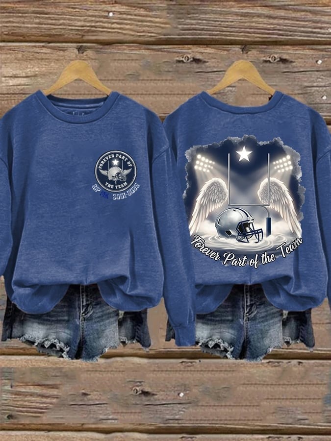 Marshawn Kneeland Sweatshirt Forever Part Of The Team Dallas Cowboy Team Merch Fan Presents 3D Tshirt Pocketless Hoodie , Sweatshirt Or Zip up Hoodie HG