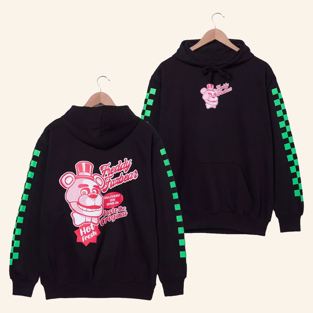 2-sided Five Nights At Freddy's Merch Five Nights at Freddy's Freddy Fazbear Hoodie Daughter Gifts HFN