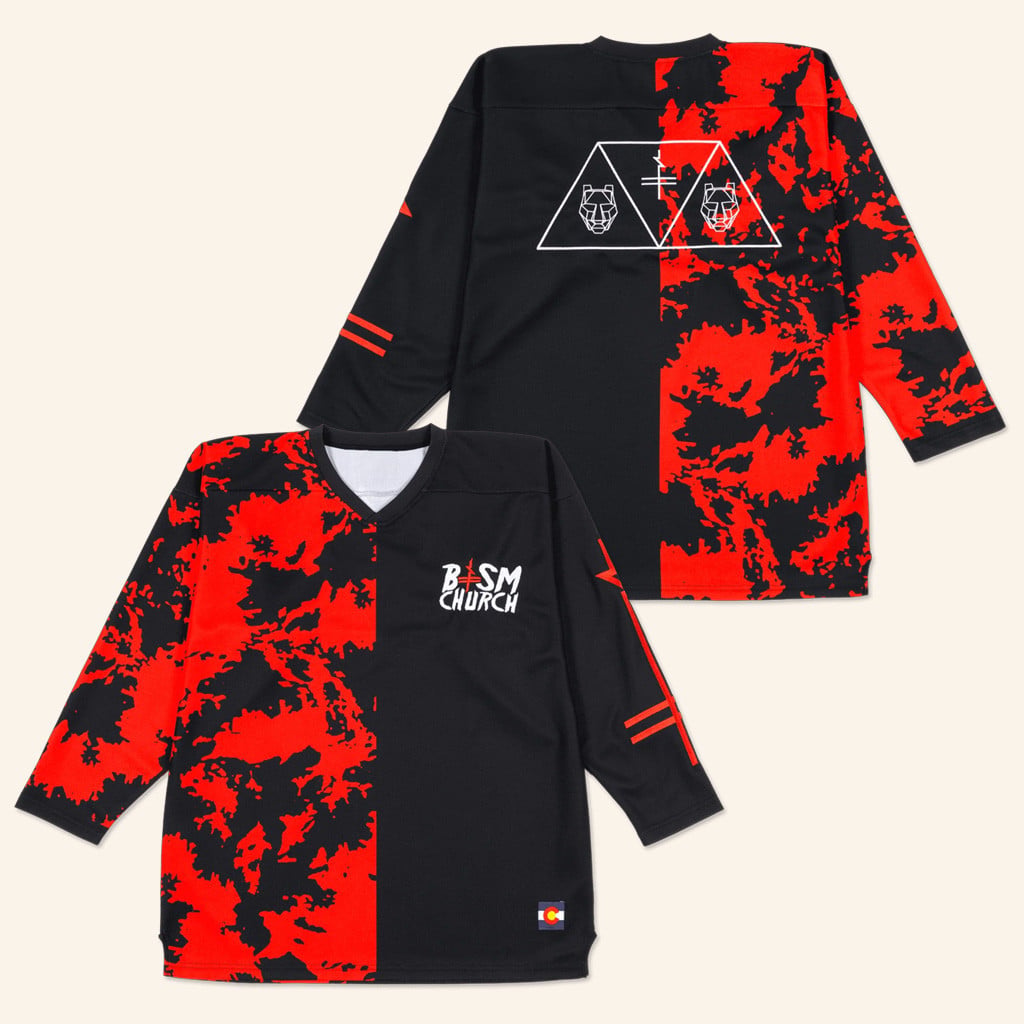Black Tiger S.e./x Machine Merch BTSM Red Rocks Hockey Jersey V-neck Jersey HG V-neck Jersey Gifts For Brother