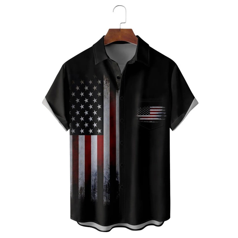 American Flag Pride Hawaiian Shirt NNA Independence Day Clothing Patriotic Gifts Idea