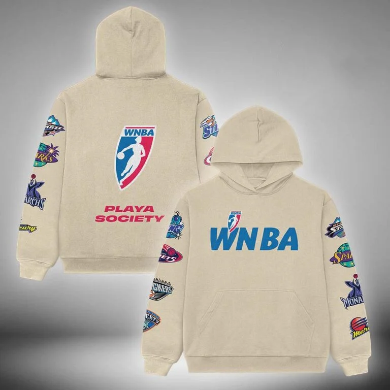 Playa Society WNBA Vintage Hoodie WNBA Basketball Merch Gift For Sport Lovers - Hoodie HG