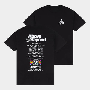 Anjunabeats Merch 2026 ABGT700 Road To 700 T-Shirt Black Gifts For Brothers - T-Shirt HG Black HG L