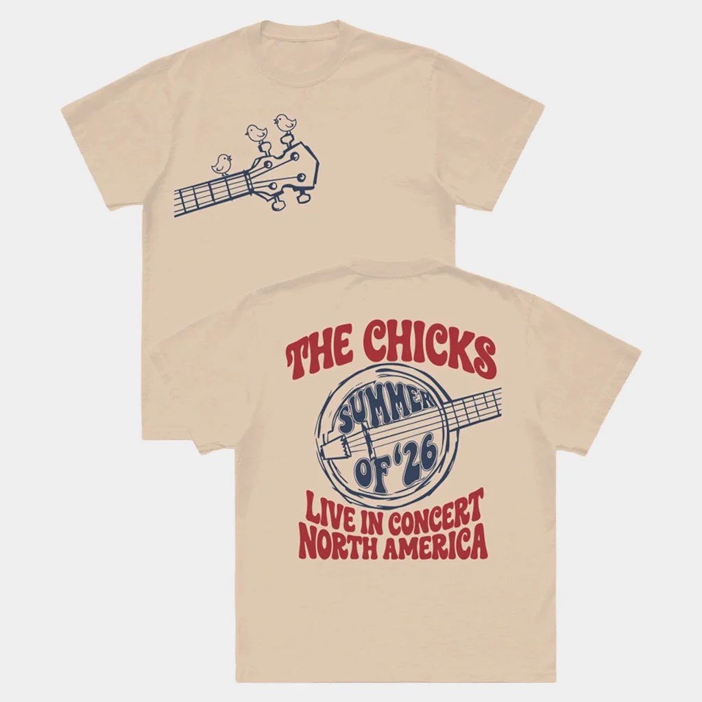The Chicks Merch 2026 The Chicks Summer Of '26 Tour T-Shirt The Chicks Tour Merch Fan Gifts - T-Shirt HG