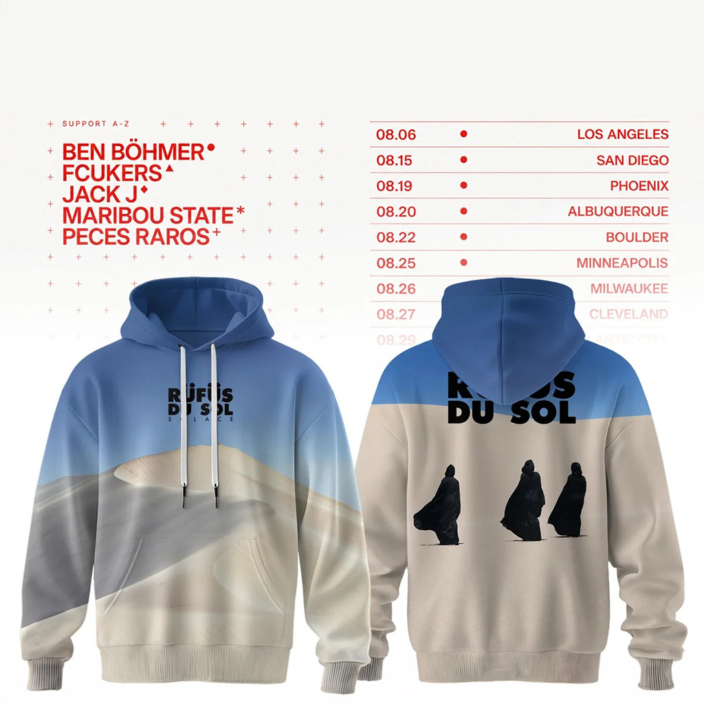Rufus Du Sol Tour 2026 Hoodie Rufus Du Sol Merch Gifts For Best Friends HG