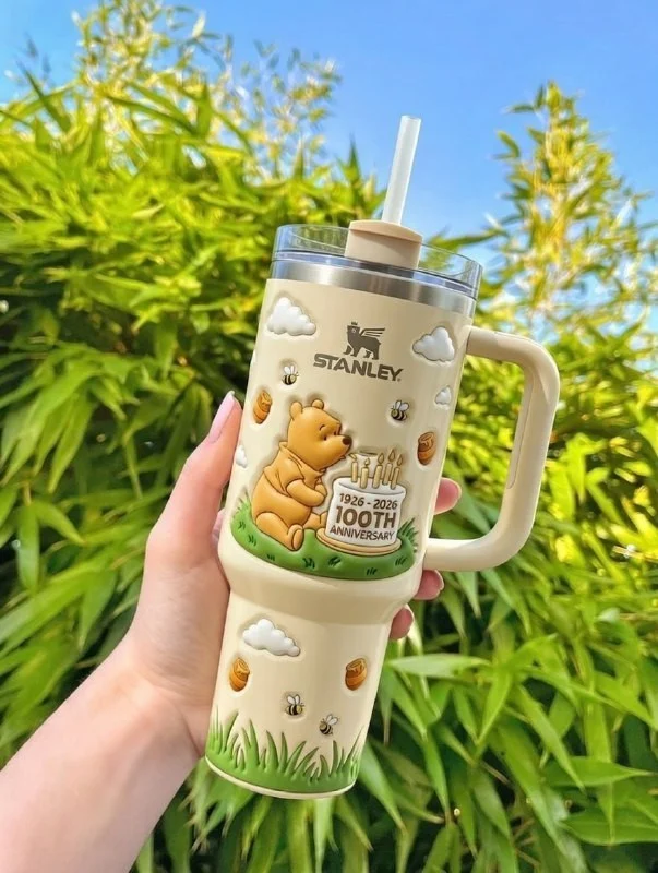 Winnie-the-Pooh 40oz tumbler HG Winnie The Pooh characters 100 years anniversary