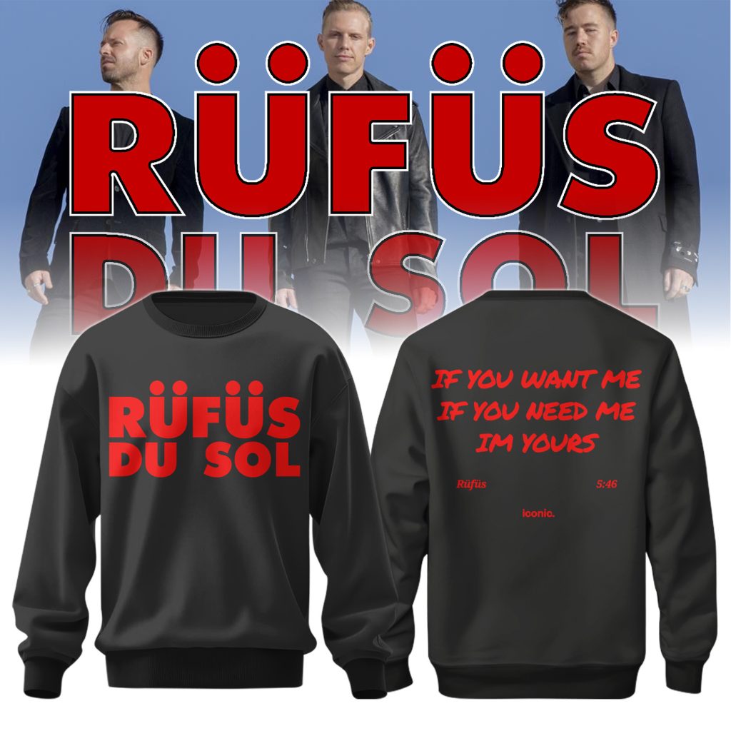 Rufus Du Sol Merch 2026 Tour Sweatshirt Best Present For Rufus Du Sol Fans HG