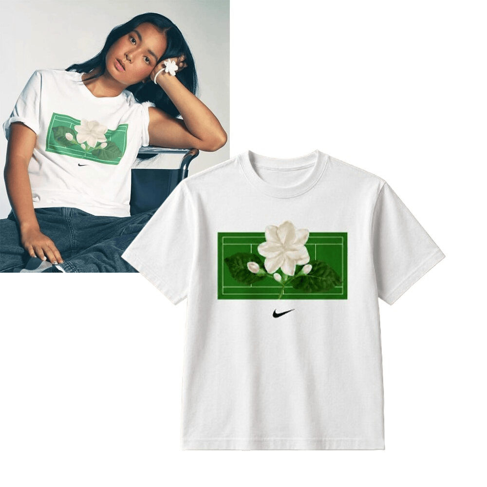 Alex Ealaa Sampaguita Bloom Tennis Fan Graphic T- Shirt 2026 HG