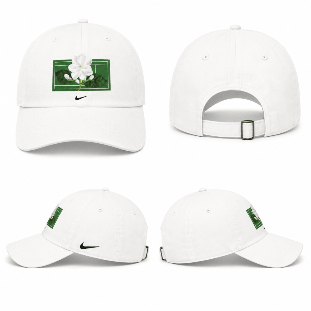 Alex Eala Merch Sampaguita Jasmine Flower Tennis Hat Alex Eala Cap Unisex - Hat   printed Cap HG