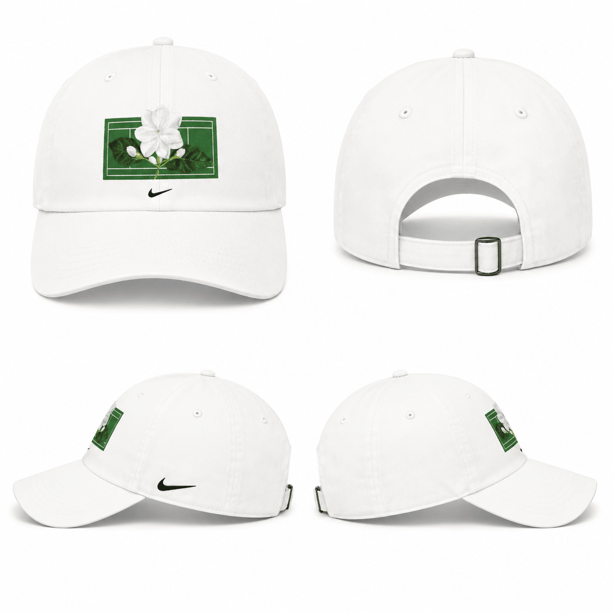 Alex Eala Merch Sampaguita Jasmine Flower Tennis Hat Alex Eala Cap Unisex - Hat printed Cap HG
