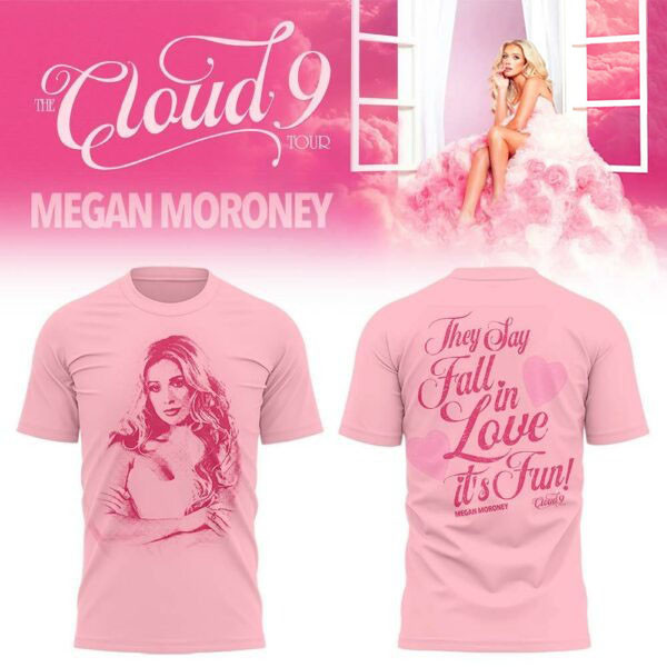 The Cloud 9 Tour 2026 Merch Megan Moroney T-Shirt Country Gift Ideas For Friend HG