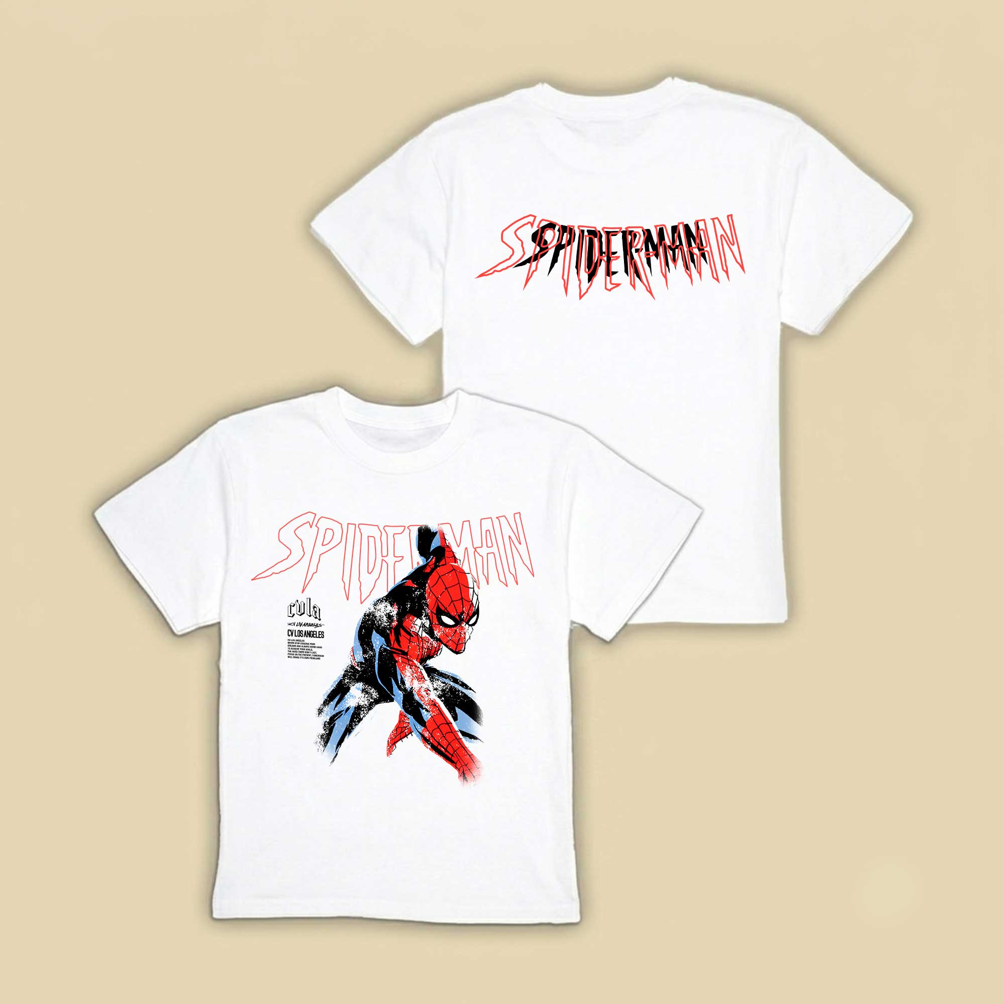 Tillys Spiderman Merch CVLA x Marvel Spider-Man Web Slinger T-Shirt Husband Gifts - T-Shirt HG