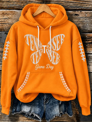 Tennessee Vols Football x Dolly Parton Merch Hoodie Gift For Bestie - THW - THW - Hoodie HG Orange HG XL