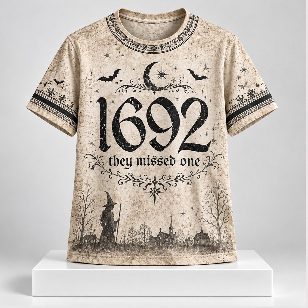 They Missed One Halloween 2026 Vintage T-Shirt Halloween Clothing Presents For Sister HG