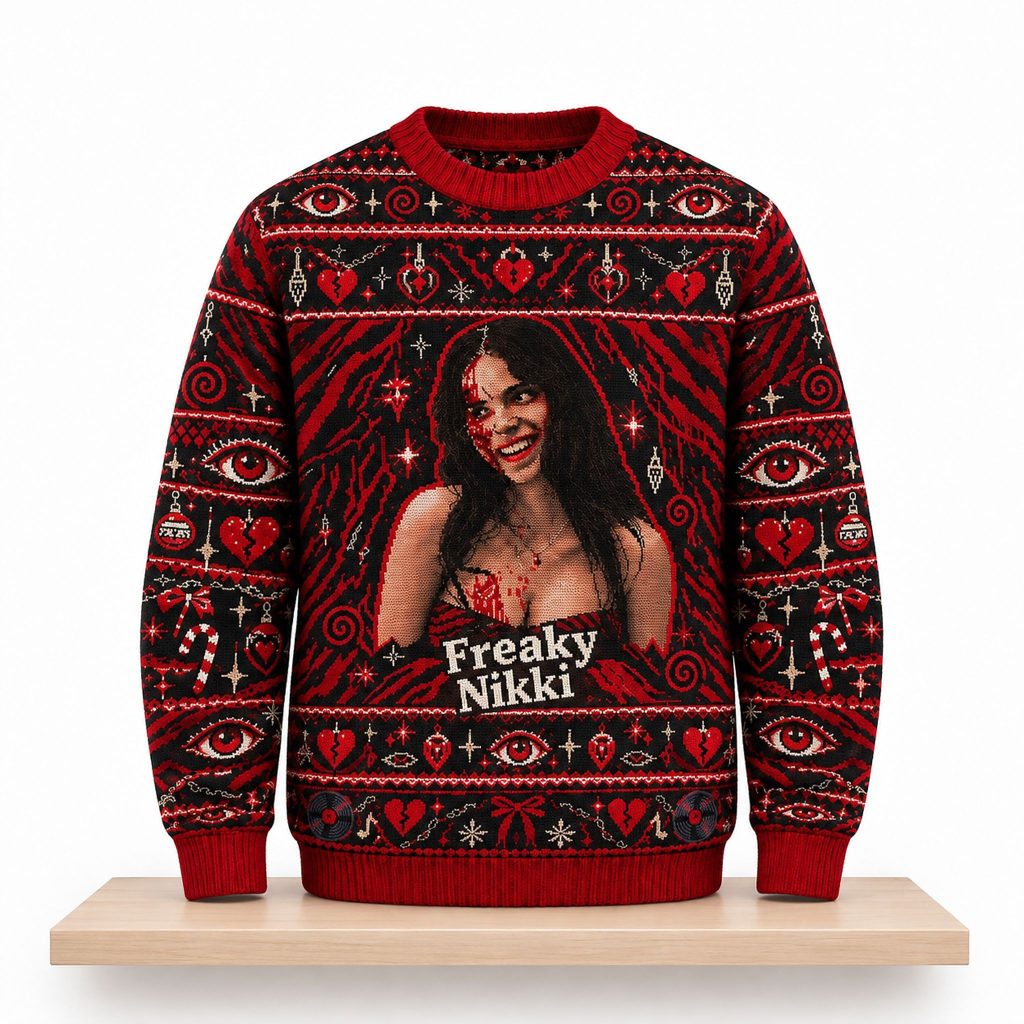 Obsession Movie Freaky Nikki Halloween 2026 Ugly Christmas Sweater Xmas Gifts For Fans HG