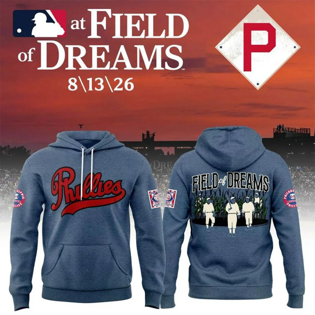 Philadelphia Phillies Merch 2026 At Field of Dreams Game Hoodie Gift For Baseball Lover - Hoodie HG