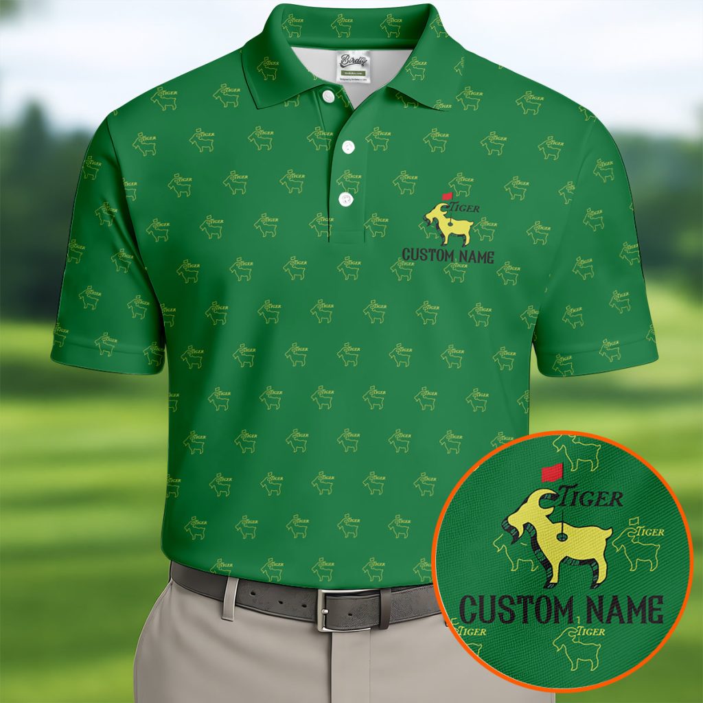 Tiger Goat Golf Tournament HFN Polo Golf Shirt Golf Tops For Men Women