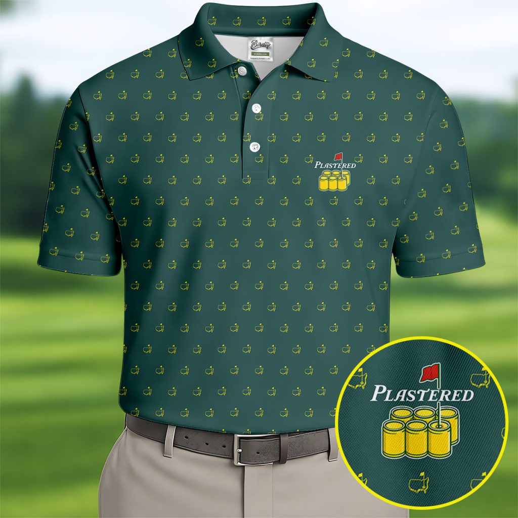 Plastered Six Beers Golf Tournament Performance HFN Polo Golf Shirt Golf Tops For Men Women