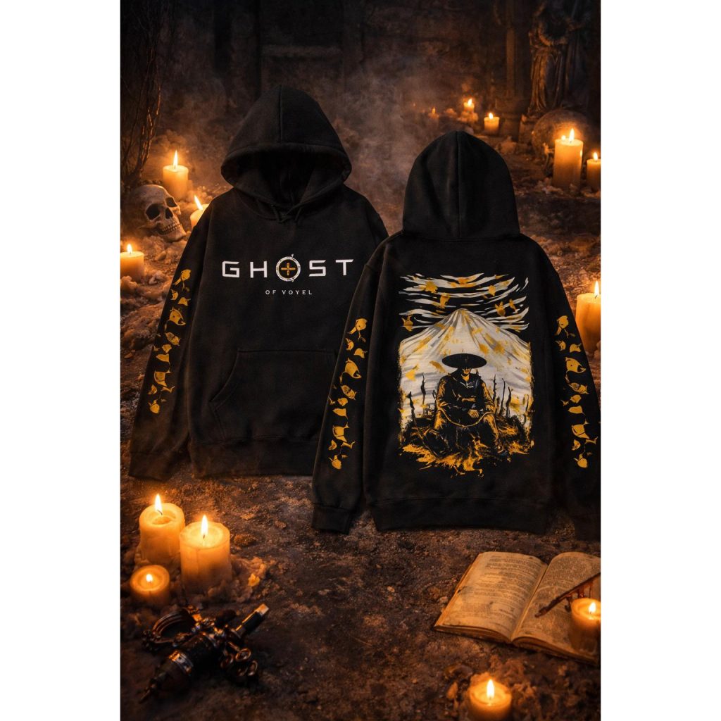 Ghost Of Yotei Merch Ghost Of Yotei Black Shirt P3N