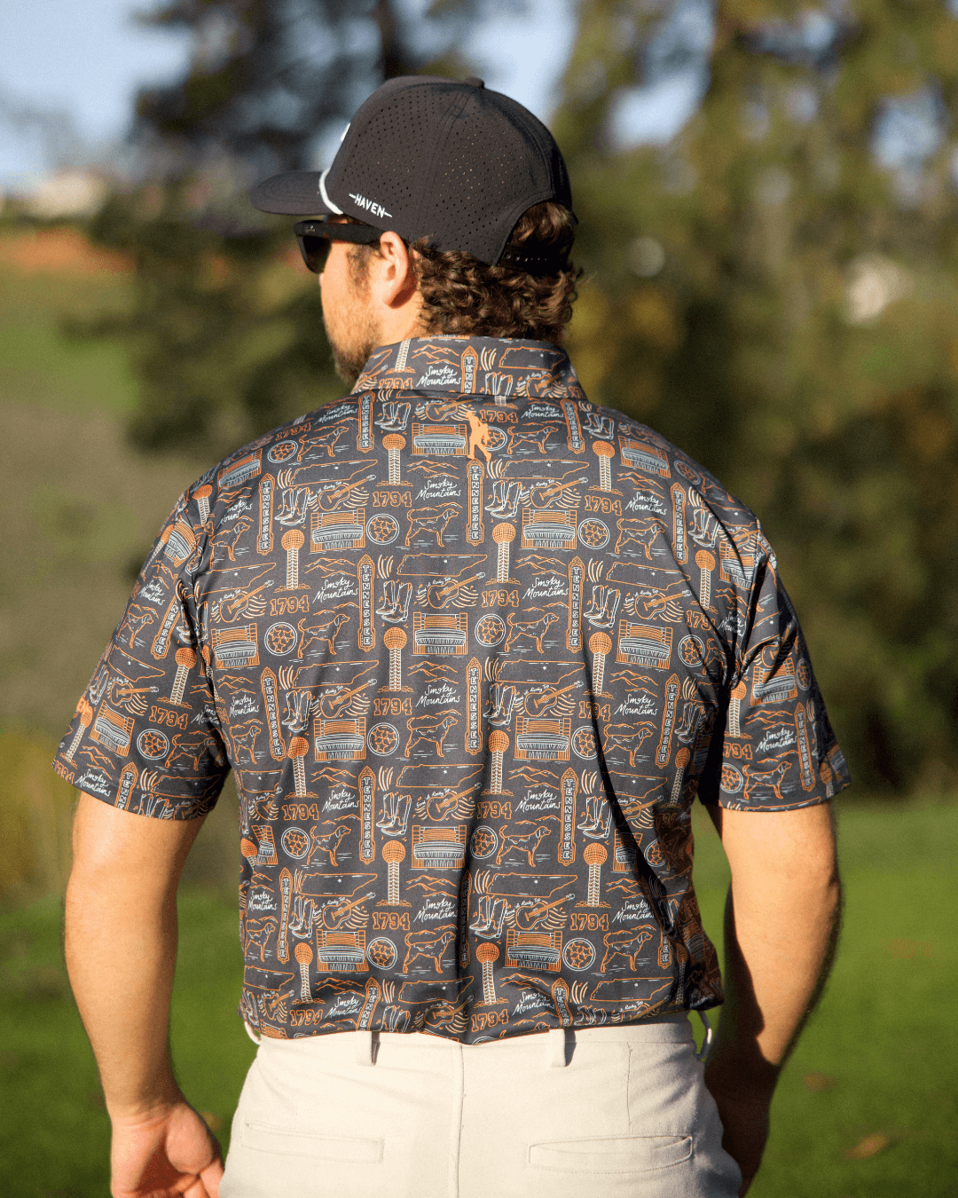 Tennessee Football HFN Polo Shirt Smokey Knoxville Golf - Image 3
