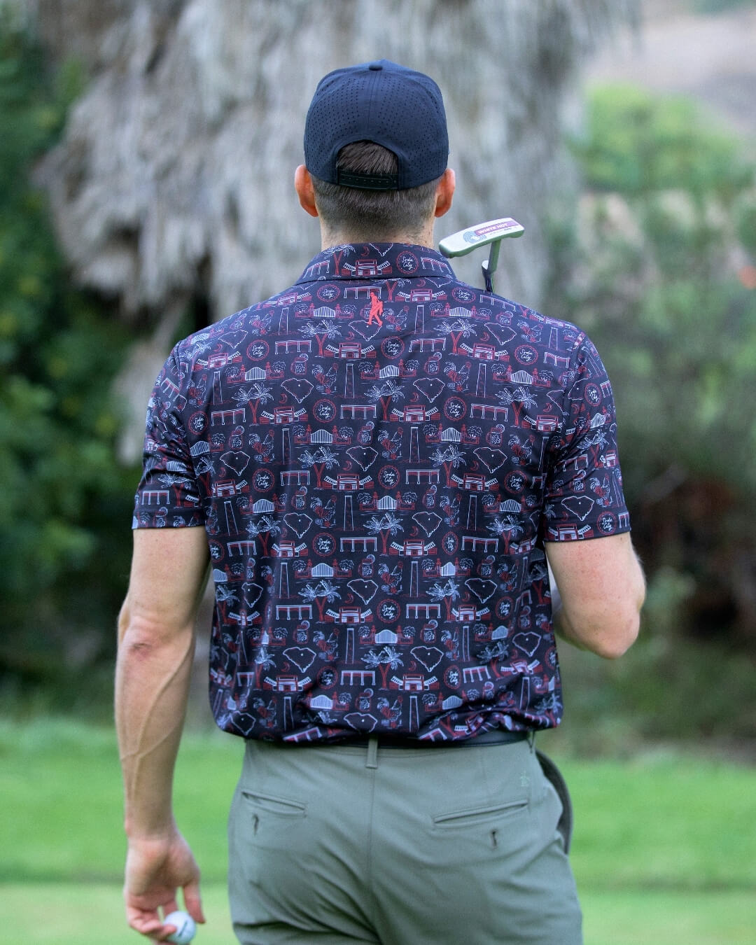 South Carolina Football HFN Polo Shirt The Palmetto Golf - Image 5
