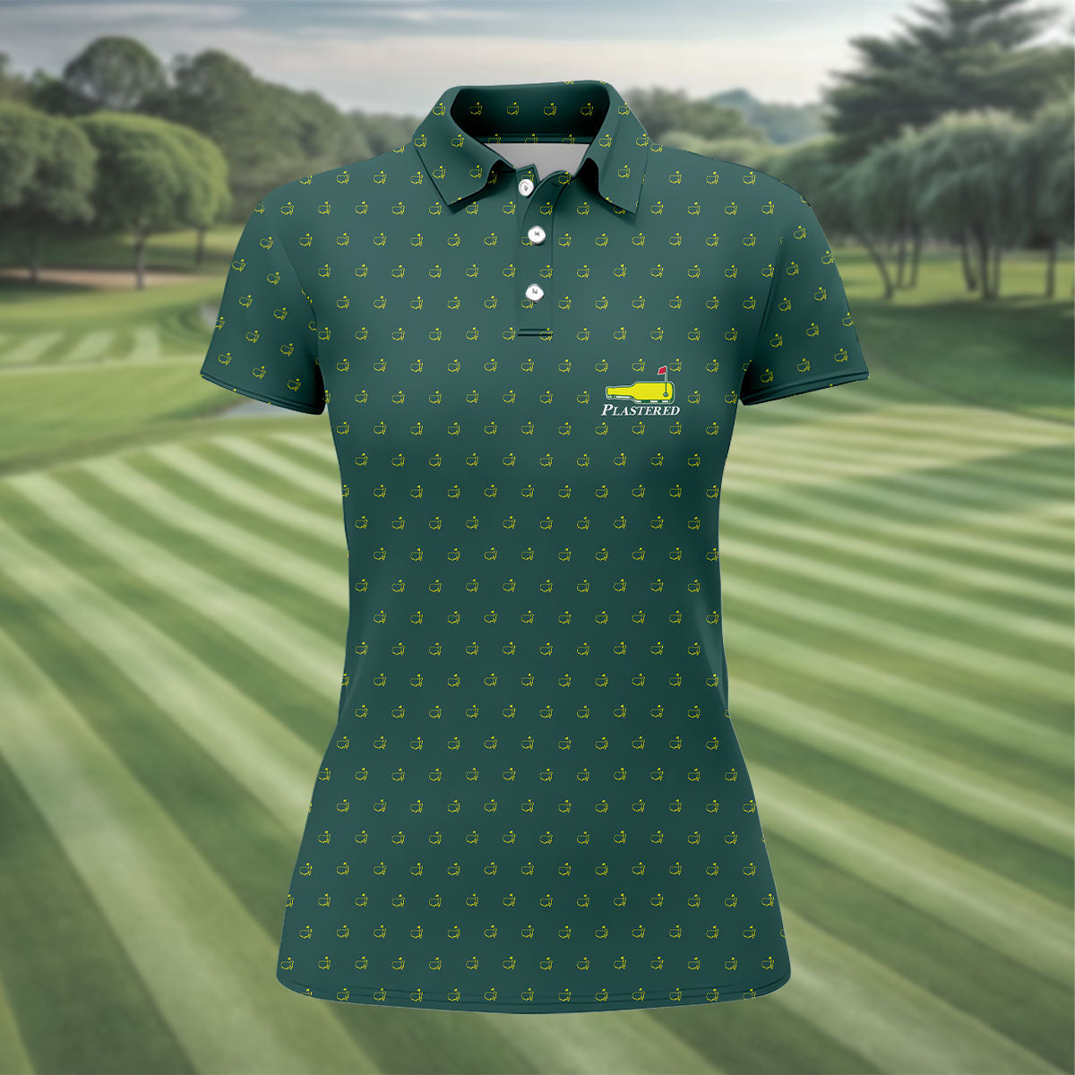 Plastered Beer Bottle Logo Golf Tournament Performance HFN Polo Golf Shirt Men Women Golf Top - Image 2