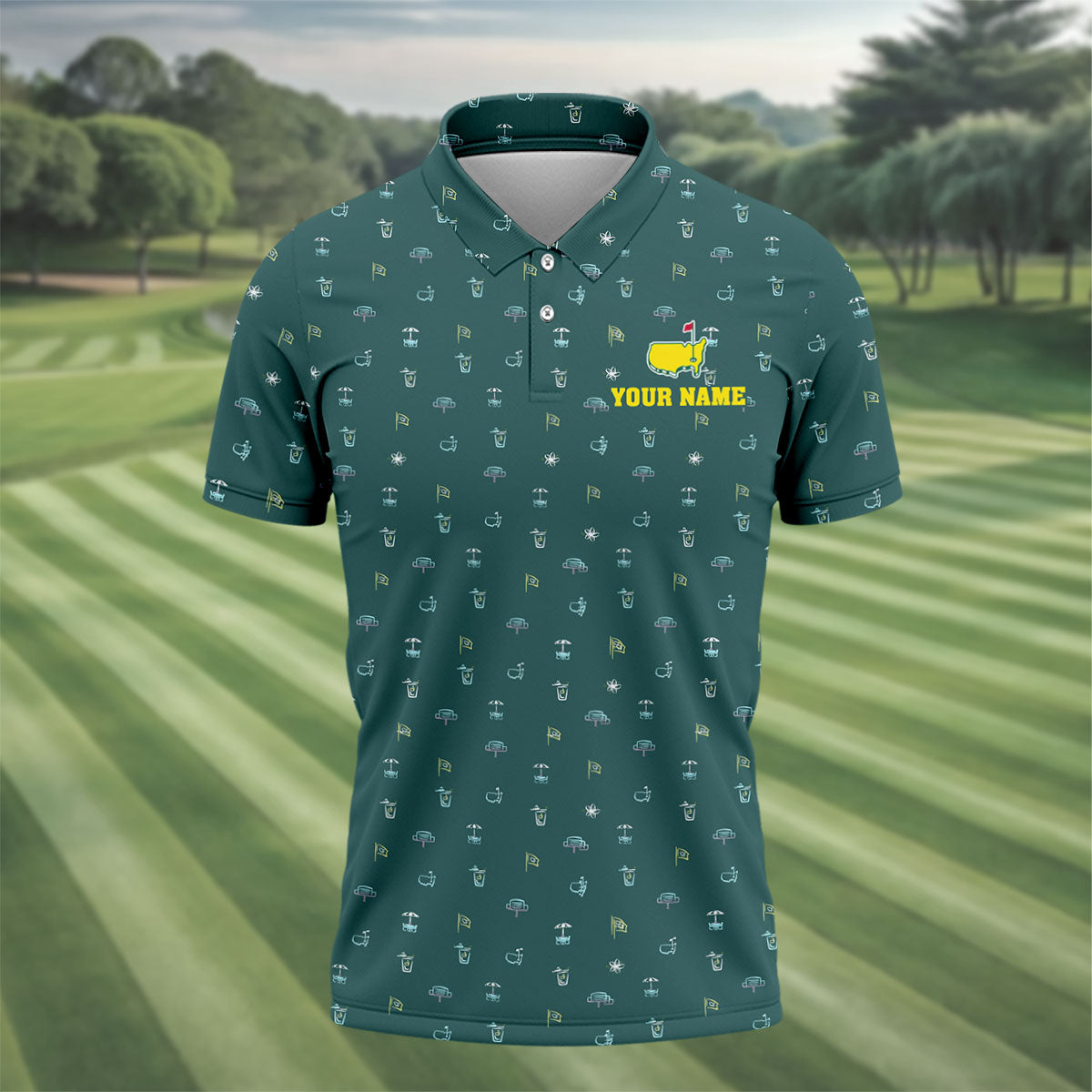 2026 Golf Tournament Polo Shirts For Men Golf Tournament Shirt HFN Polo Golf Shirts For Men - Image 2