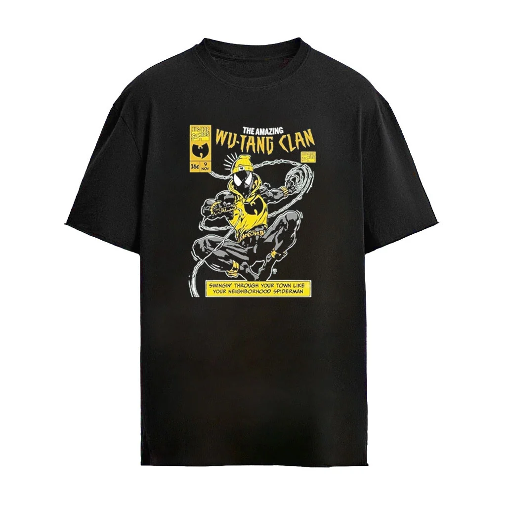 Spider Man Wu Tang Clan The Amazing Swingin Through Your Town Like Your Shirt - T-Shirt HG
