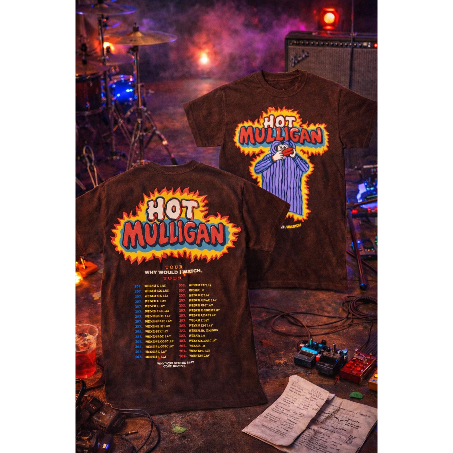 Hot Mulligan Merch WWIW TourShirt P3N - Image 2