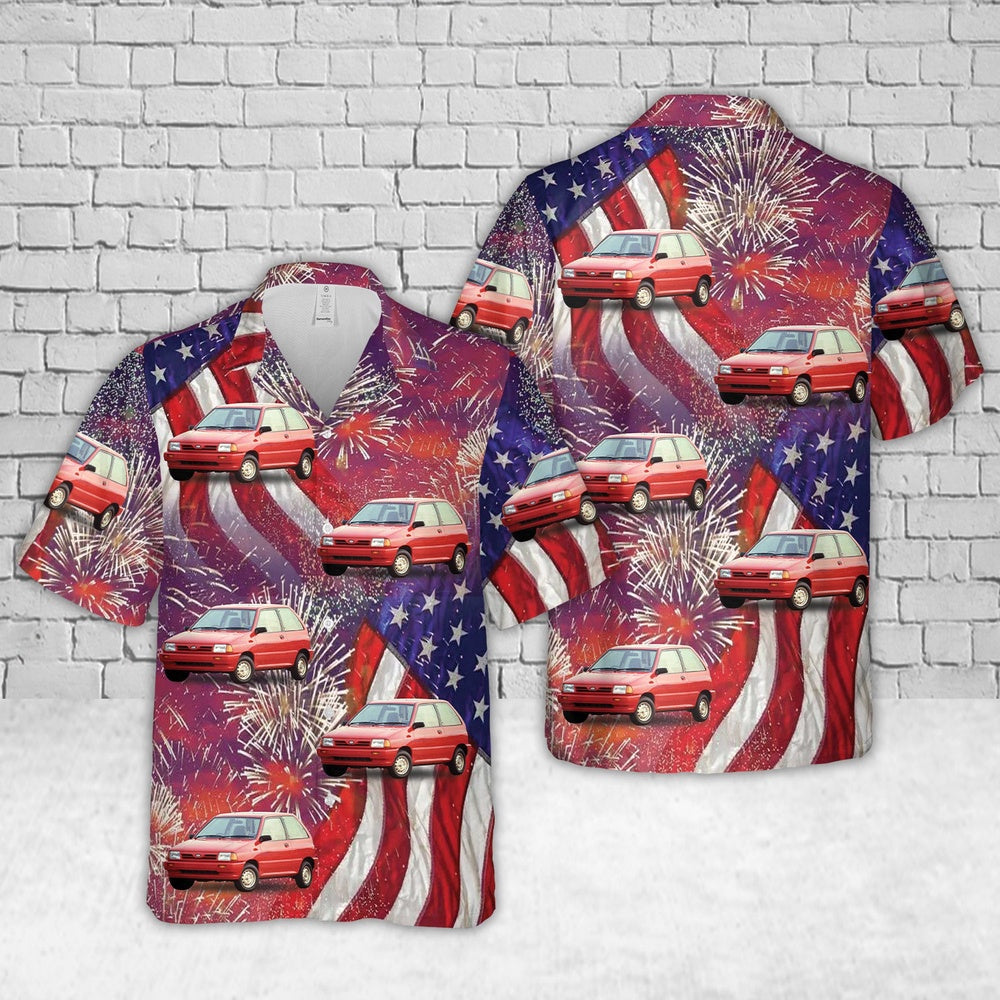 4Th Of July Hawaiian Shirts NNA 1993 Ford Festiva 4th Of July Hawaiian Shirt Hawaiian Beach Shirts For Men Women