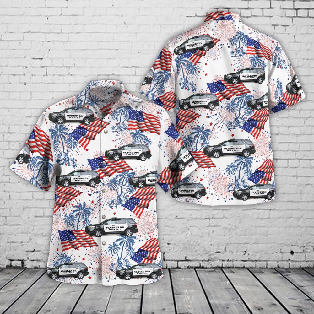 4Th Of July Hawaiian Shirts NNA Irvington New Jersey Irvington Police Department 4th Of July Hawaiian Shirt Hawaiian Beach Shirts For Men Women