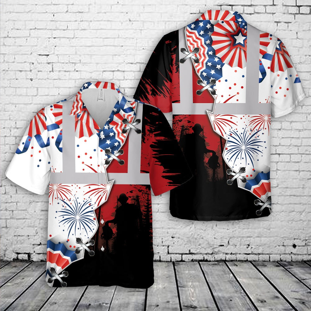4Th Of July Hawaiian Shirts NNA Logger 4th Of July Hawaiian Shirt Hawaiian Beach Shirts For Men Women