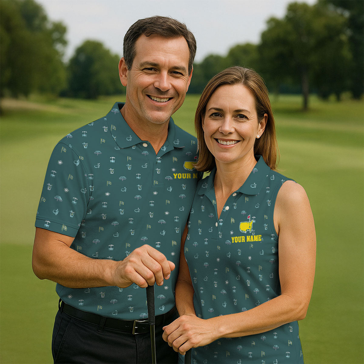 2026 Golf Tournament Polo Shirts For Men Golf Tournament Shirt HFN Polo Golf Shirts For Men - Image 4