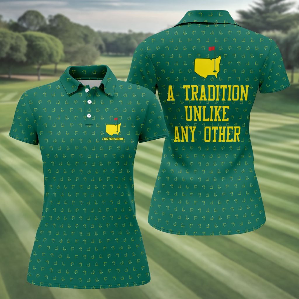 A Tradition Unlike Any Other Golf Tournament Dark Green HFN Polo Golf Shirt Gift For Men Women