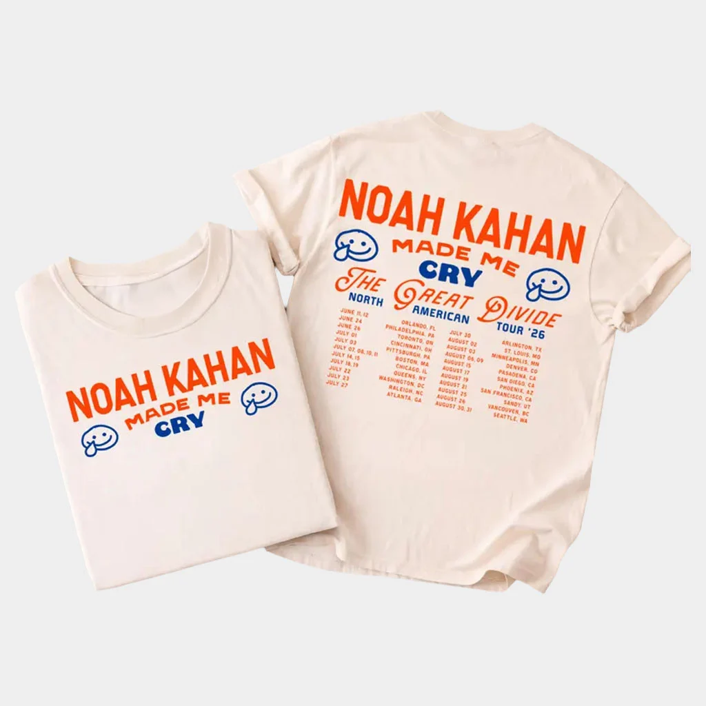 Noah Kahan Merch 2026 HG Noah Kahan Made Me Cry The Great Divide Tour Shirt Gift For Music Fans