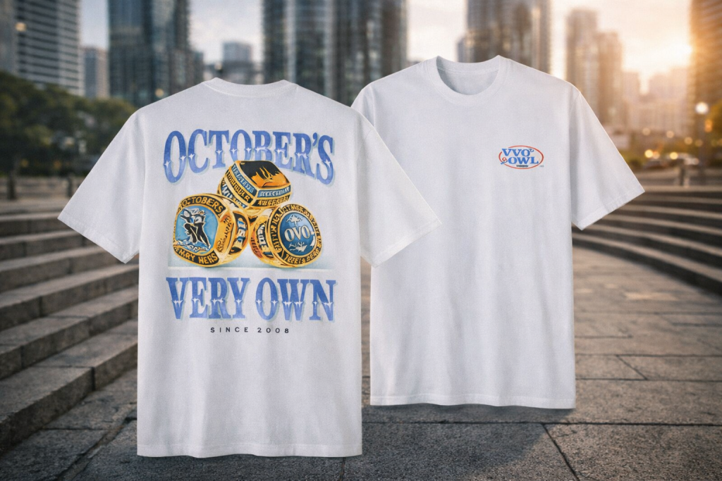 October's Very Own Merch Championship Rings T-Shirt OVO Shirt Dad Christmas Gifts P3N