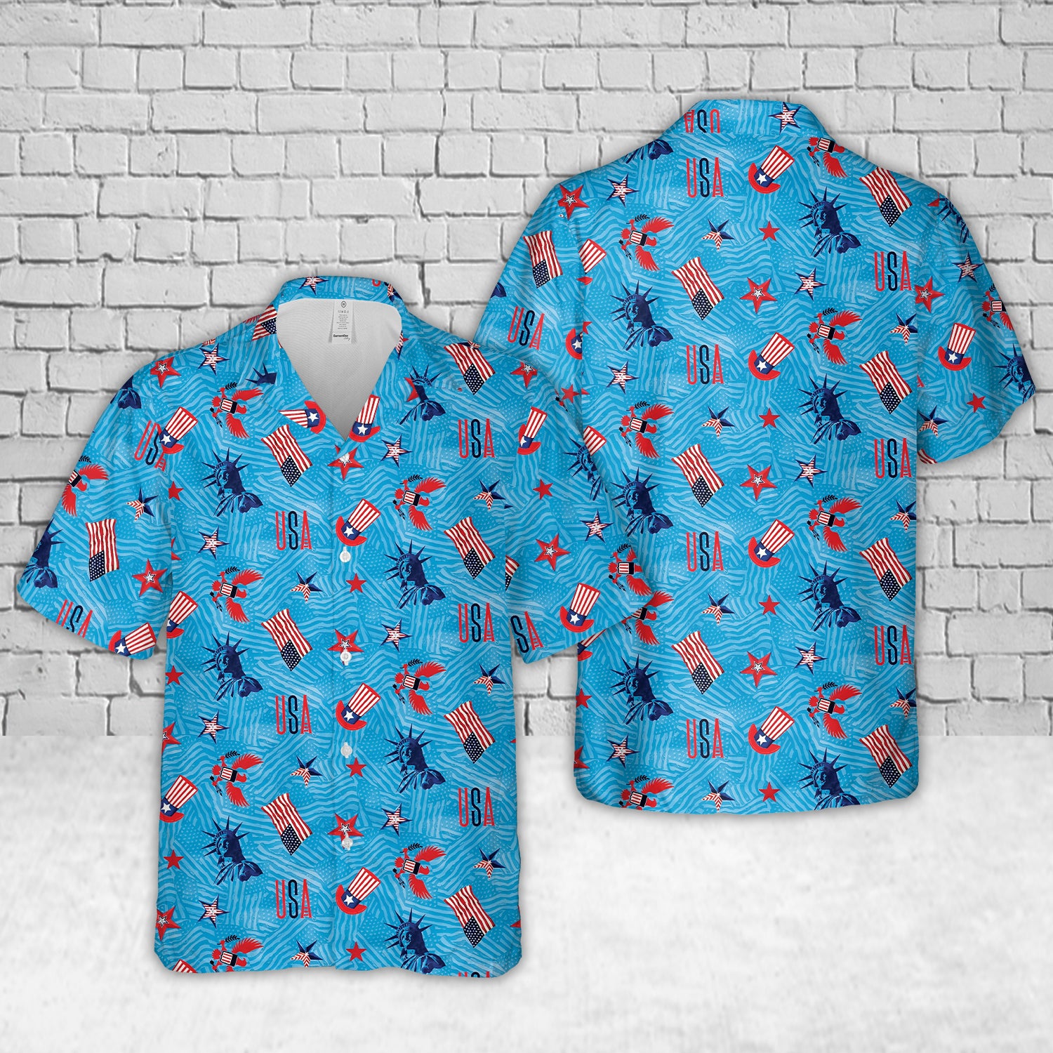 4th Of July Patriotic Hawaiian Shirt NNA