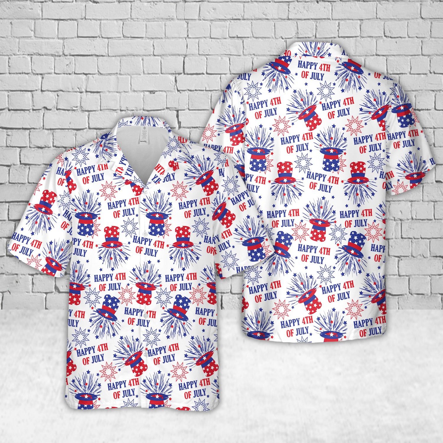 4th of July Party Hawaiian Shirt NNA