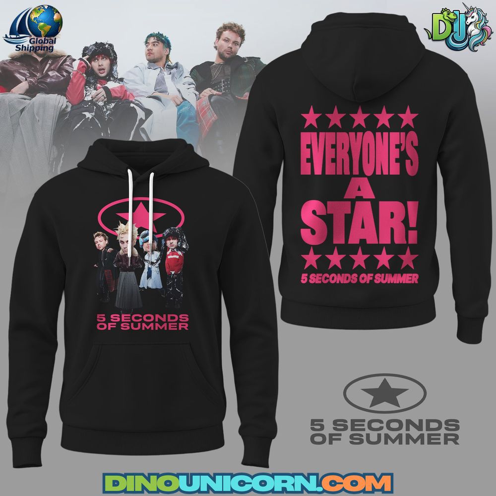 5 Seconds of Summer T-Shirt Hoodie Or Zip-up Hoodie NNA - Image 2